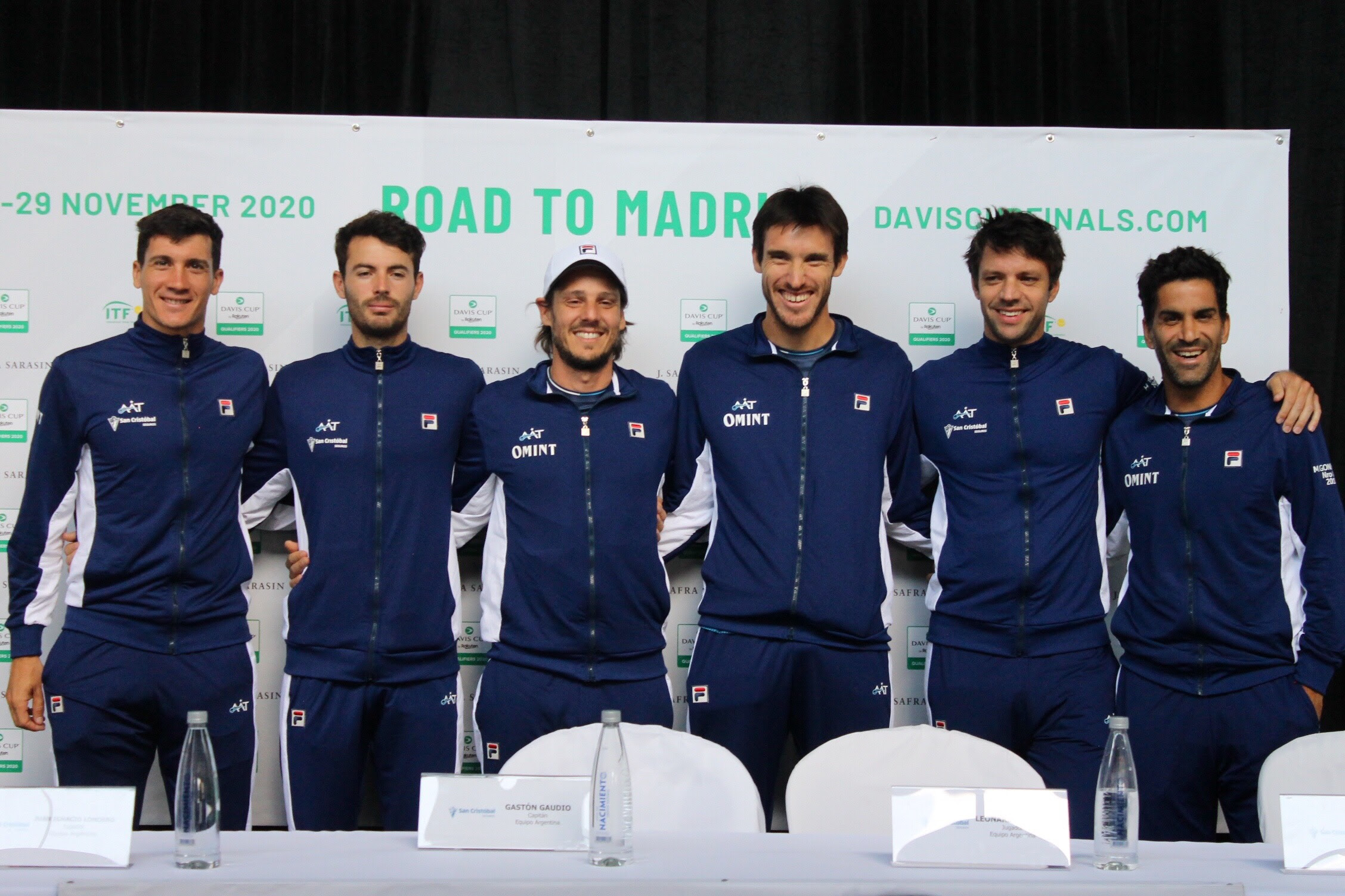 Copa Davis la Selección Argentina de Tenis hizo su presentación