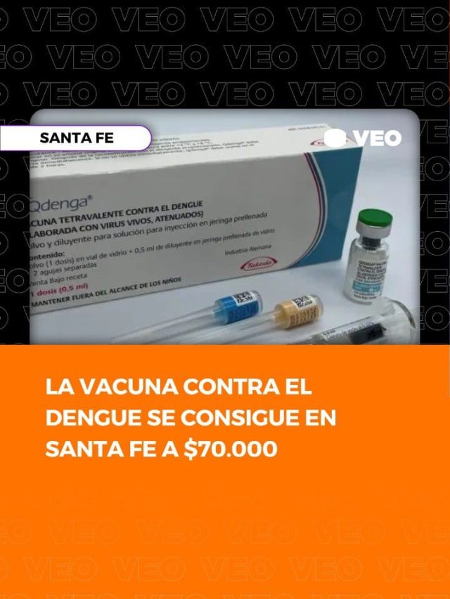 Esta disponible la vacuna contra el dengue en farmacias de Santa Fe